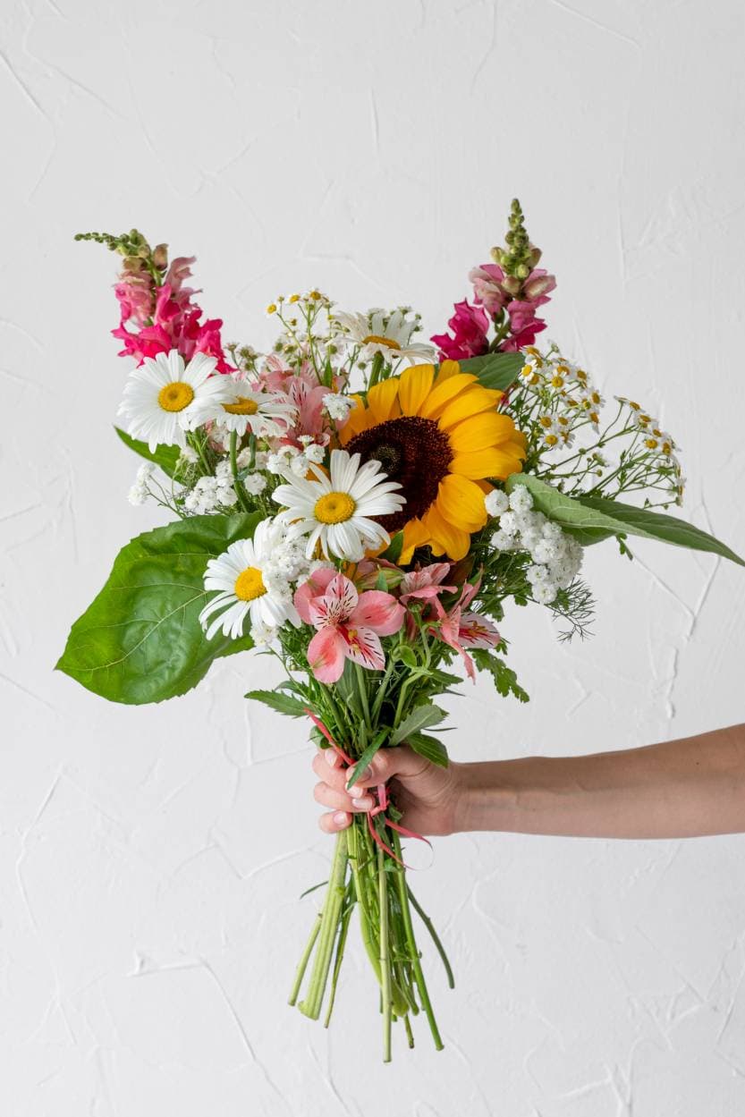 Buquê de girassol simples